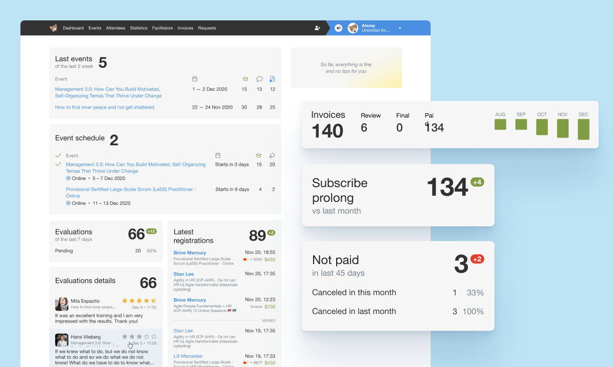 screenshot of Workshop Butler